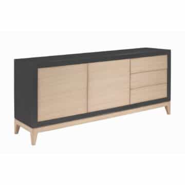 ENFILADE CARBONE PORTES BOIS