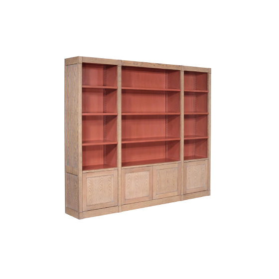 BIBLIOTHEQUE HAUSSMANN 3 MODULES AVEC PORTES BASSES
