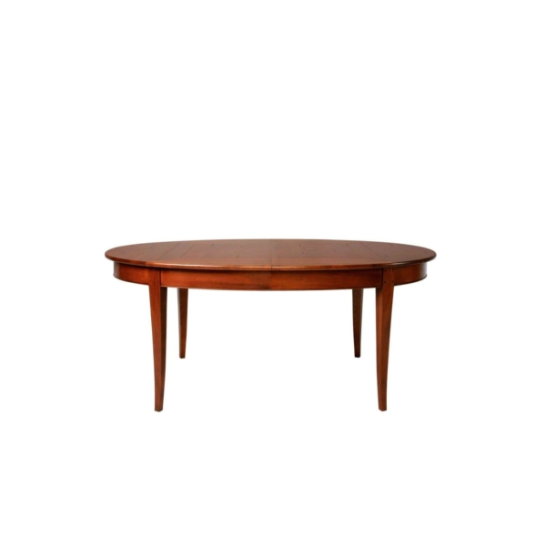 TABLE OVALE BOURG PHILIPPE AVEC ALLONGE PORTEFEUILLE